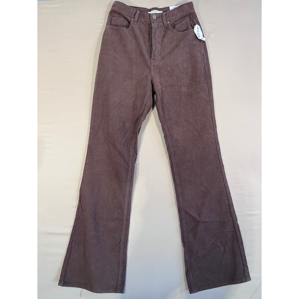 PacSun High Rise Bootcut Corduroy Pants Brown Size 26 NWT